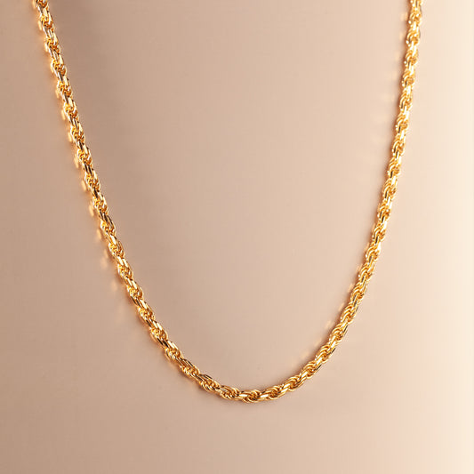 Gold Rope Chain - 3MM