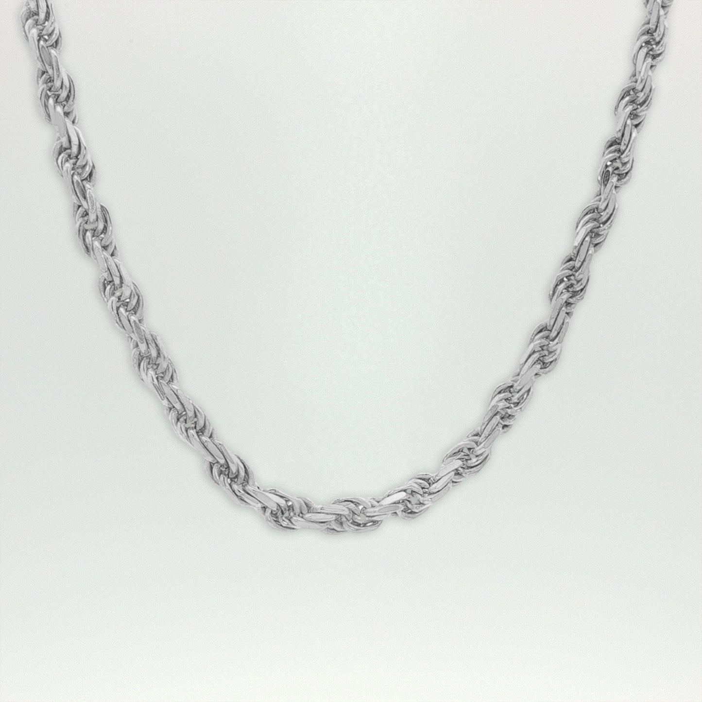Silver Rope Chain - 3MM