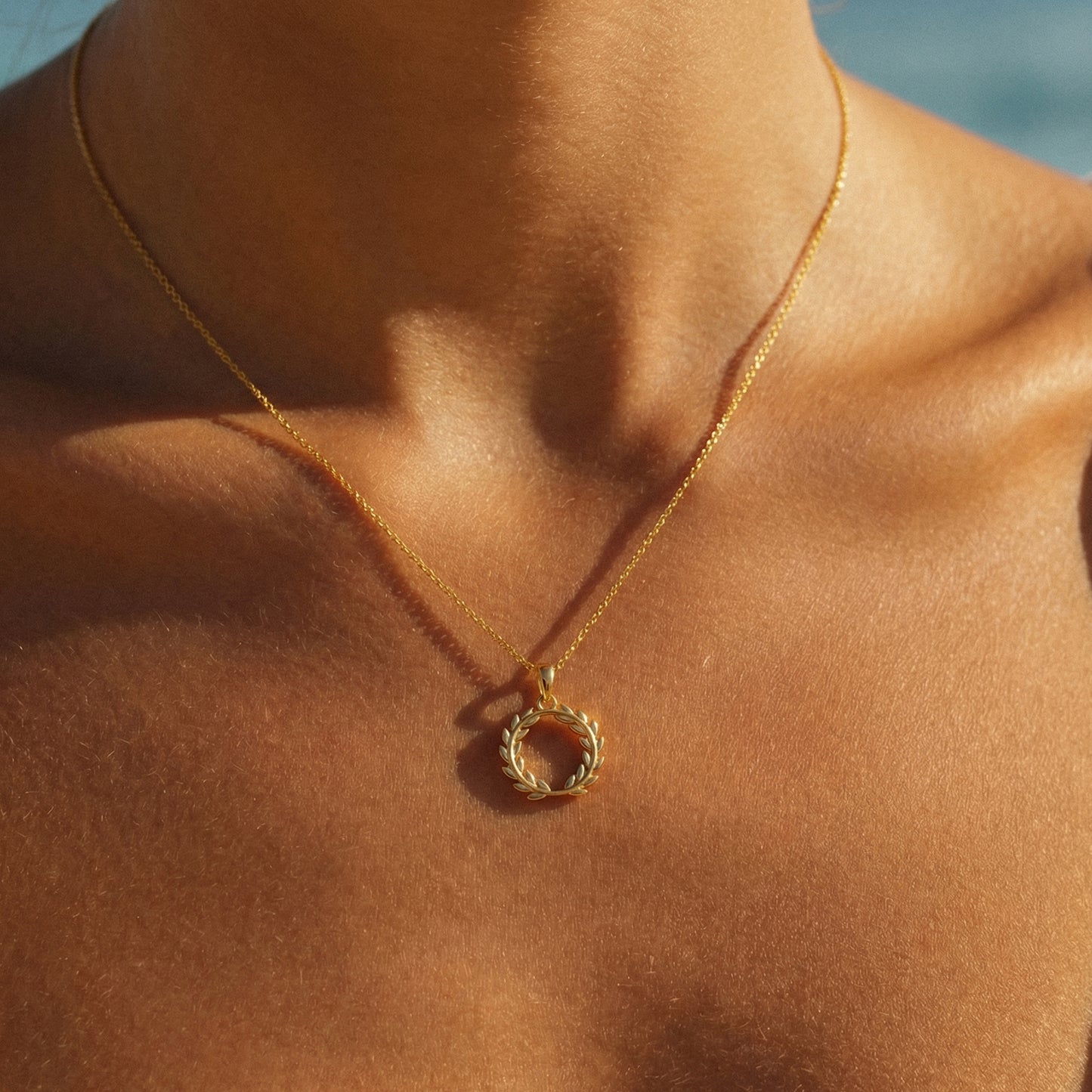 Laurel Crown Necklace