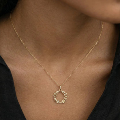 Laurel Crown Necklace