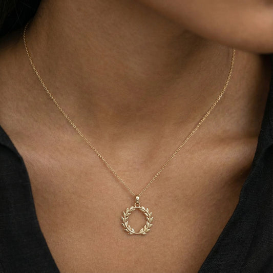 Laurel Crown Necklace