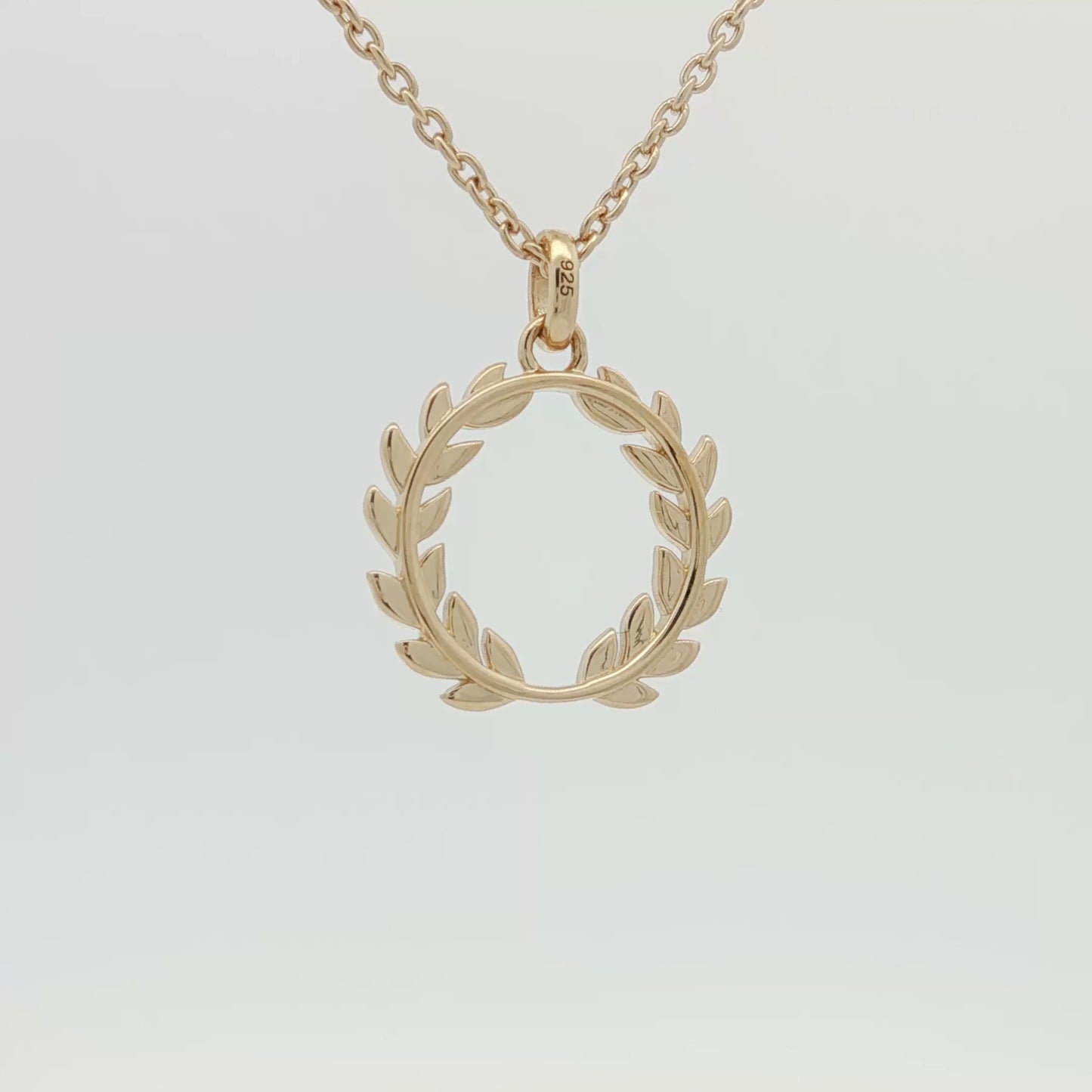 Laurel Crown Necklace