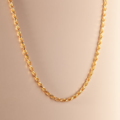 Gold Rope Chain - 3MM