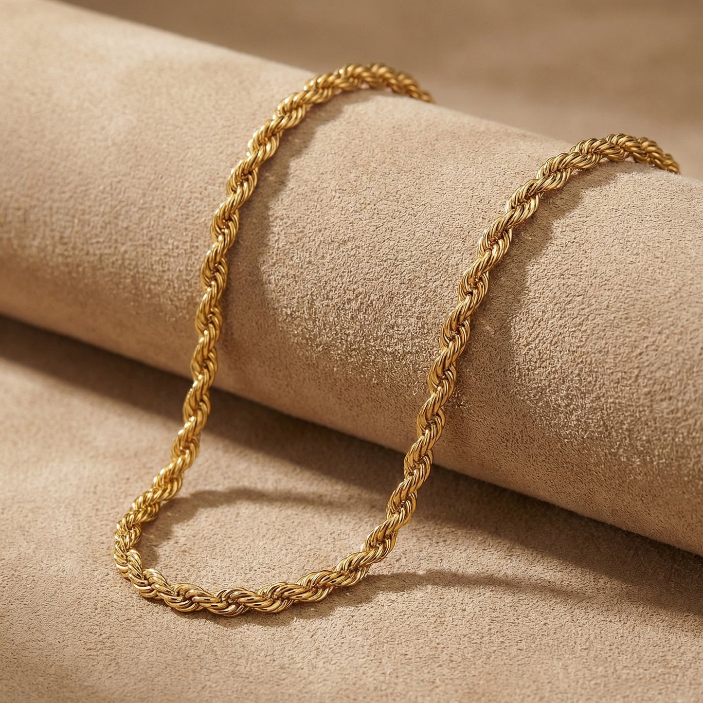 Gold Rope Chain - 3MM