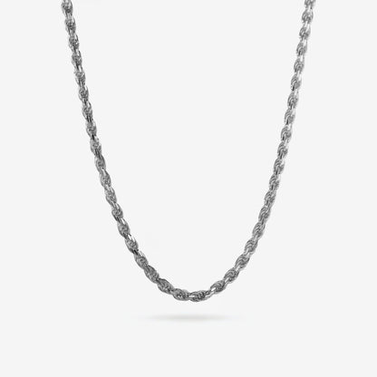 Silver Rope Chain - 3MM