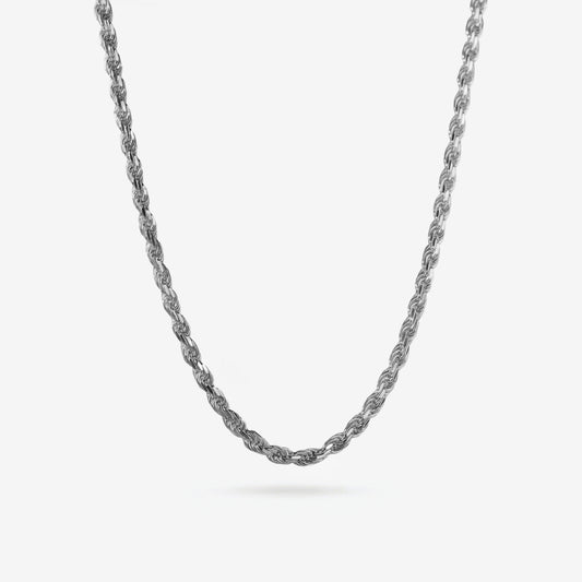 Silver Rope Chain - 3MM