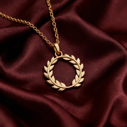 Laurel Crown Necklace