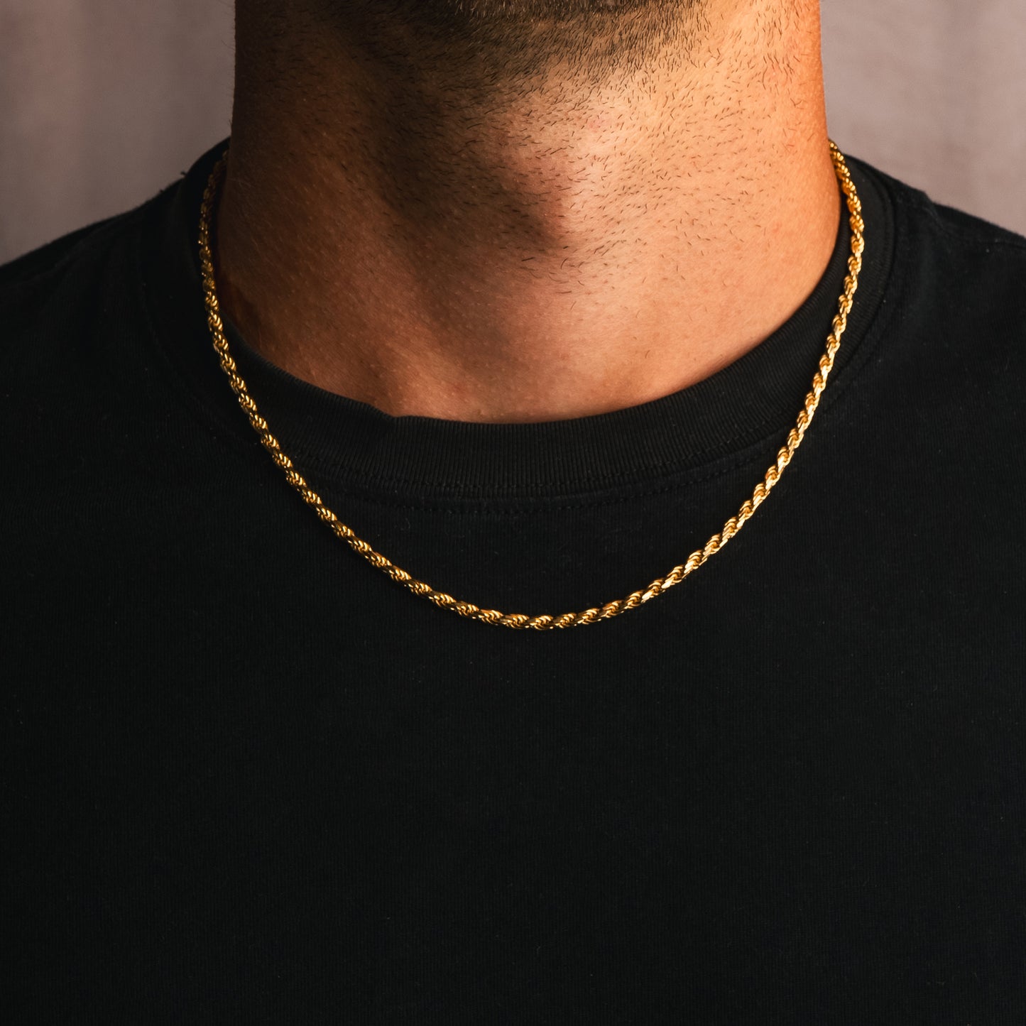 Gold Rope Chain - 3MM