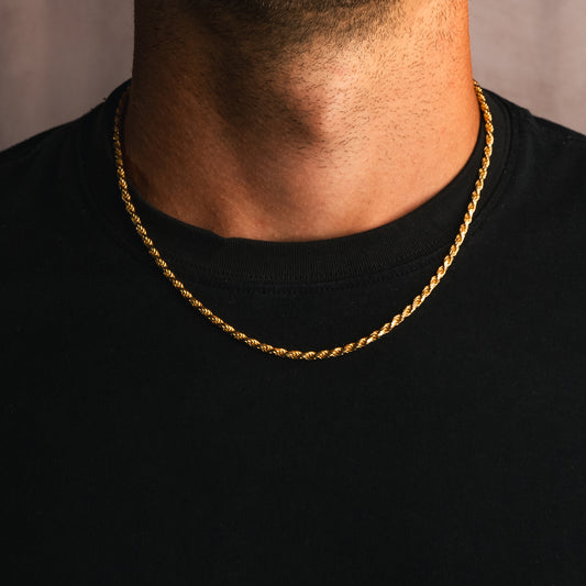 Gold Rope Chain - 3MM