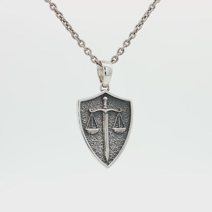 Scales of Justice Pendant