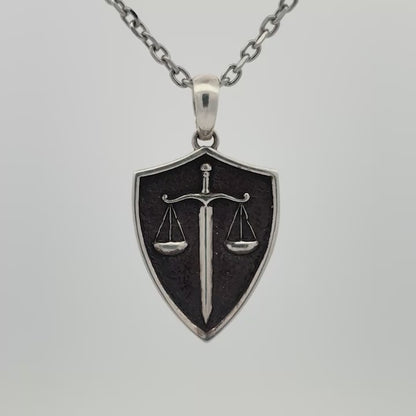 Scales of Justice Pendant