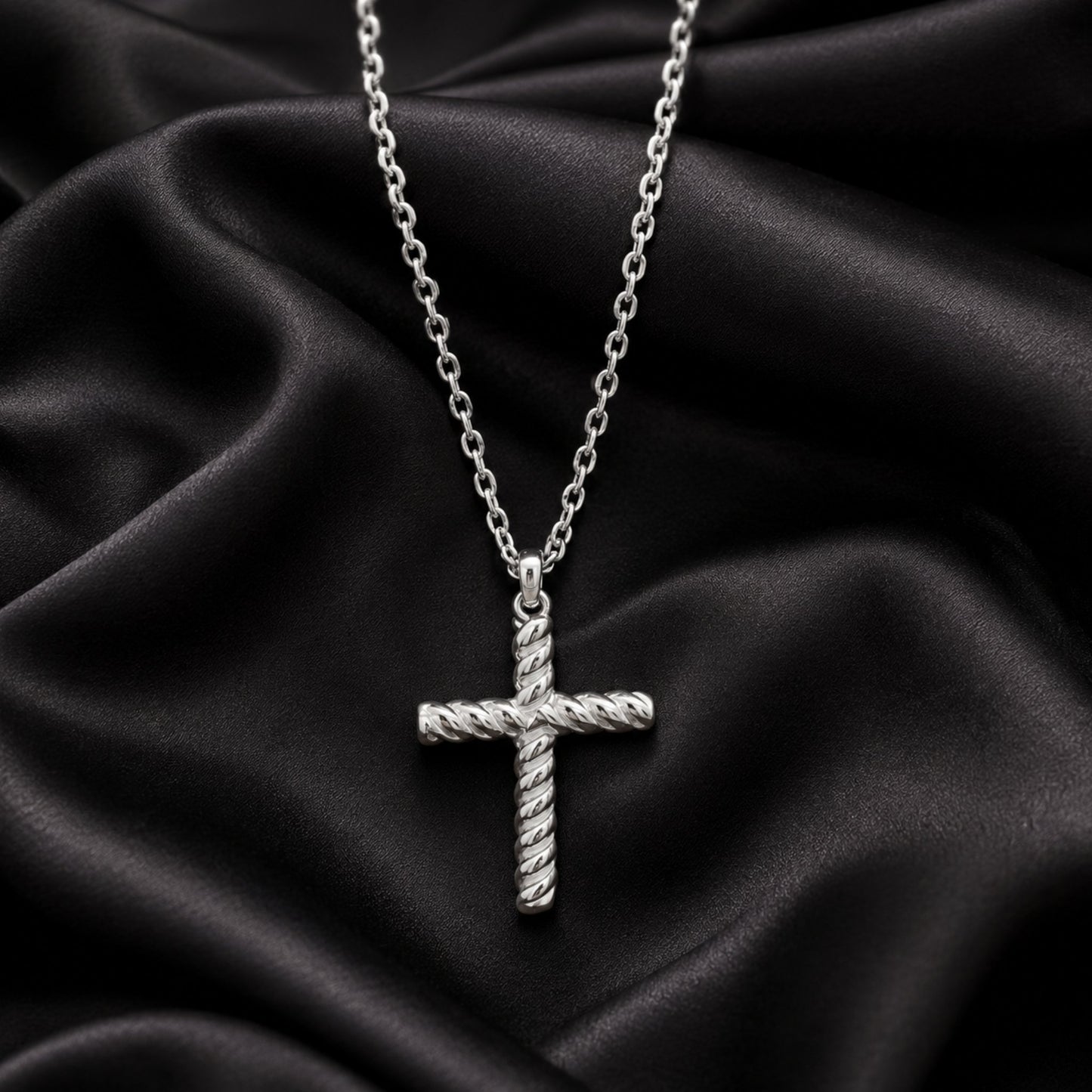 Twisted Cross Necklace
