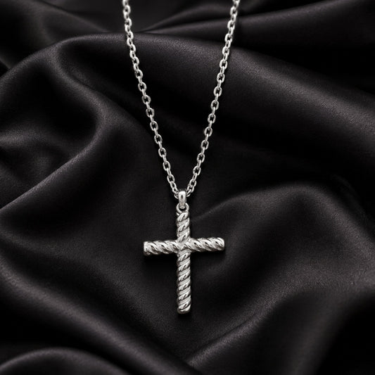 Twisted Cross Necklace