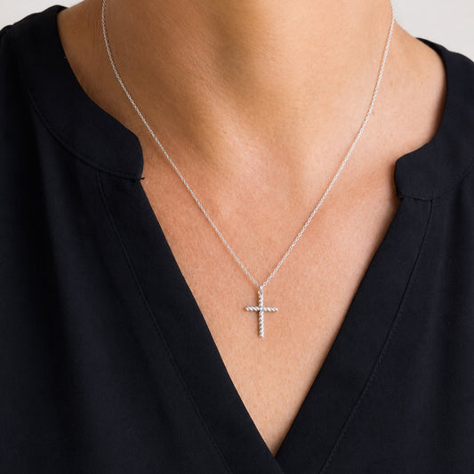 Twisted Cross Necklace